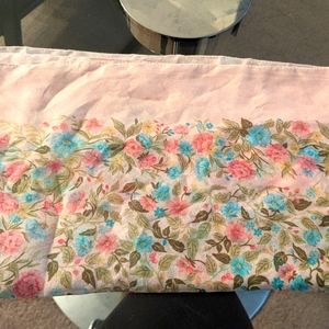 Avenue Pink and floral scarf